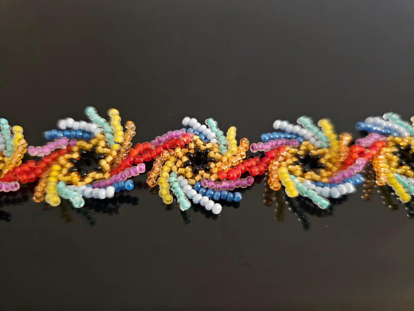 Rainbow vortex bracelet pattern