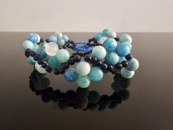 Emotionally healing flow gemstone bracelet