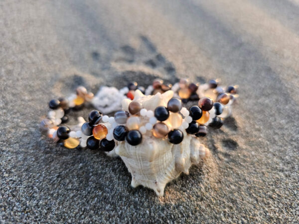 Healing Shield and Grounding on a shell at the beach