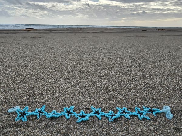 Starry Flow bracelet on sand